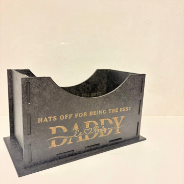 Laser Cut and Engraved Cap Holder